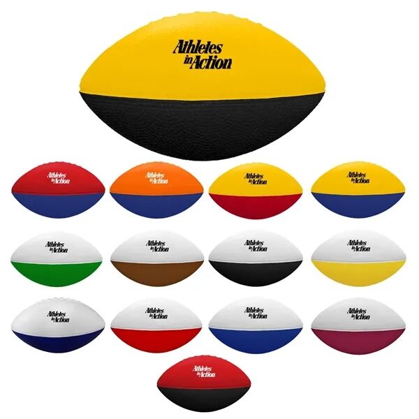 Main Product Image for Custom Logo 7" 2-Toned Foam Football
