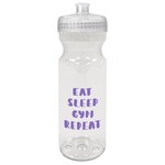 Buy Custom Printed Poly-Clear (TM) Fitness Bottle USA Made 28 Oz