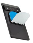 Flipstik(R) 2.0 Hands-Free Sticky Phone Stand - Medium Black
