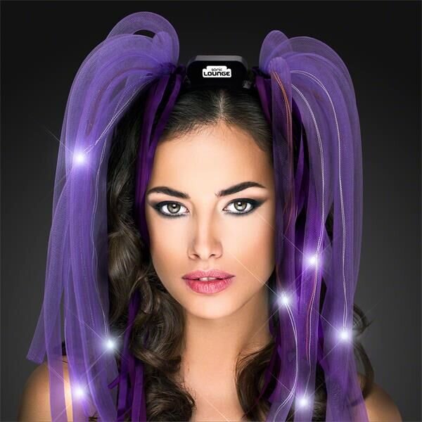 Main Product Image for Light Up Hair Noodle Headband - Purple