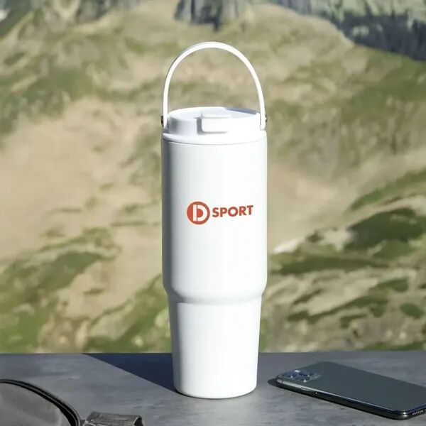 Main Product Image for Custom Printed Siam Powder Coated Recycled Tumbler 27 oz