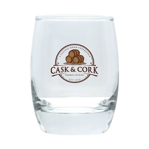 Main Product Image for Custom Full Color Whiskey Glass 6 Oz.