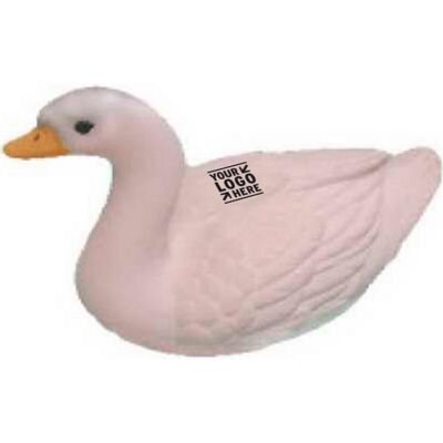Main Product Image for Custom Printed White Swan Stress Reliever