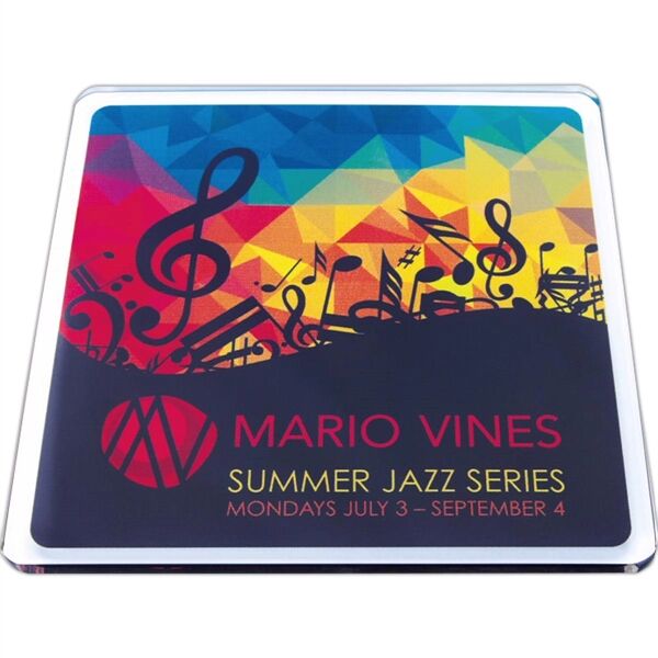 Main Product Image for Custom Printed Square Acrylic Coaster