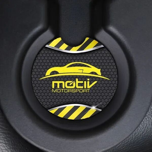 Main Product Image for Custom Printed Sublimated Recycled Rubber Car Coaster