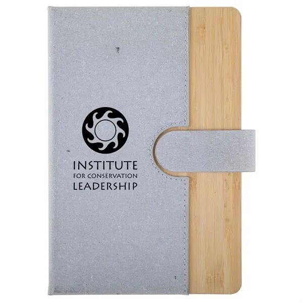 Main Product Image for Custom Printed Bamboo Journal W/ Magnetic Closure & FSC Paper