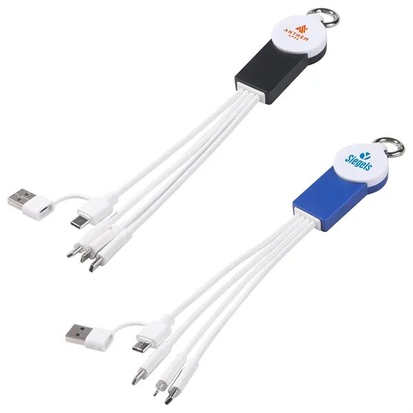 Main Product Image for Custom Printed Tribute 4-in-1 Charging Cable with Watch Charger
