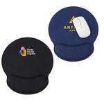 Buy Custom Printed Crest Non-Slip Mouse Pad with Foam Wrist Rest