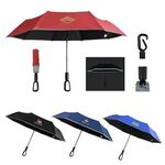 Buy Custom Ridgeline 46- Arc Reflective Umbrella w/Carabiner Handle