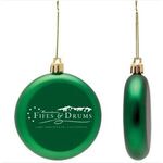 Buy Custom Printed Green Shatterproof Ornament
