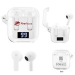 Buy Custom Printed Wireless Earbuds With Digital Power Display