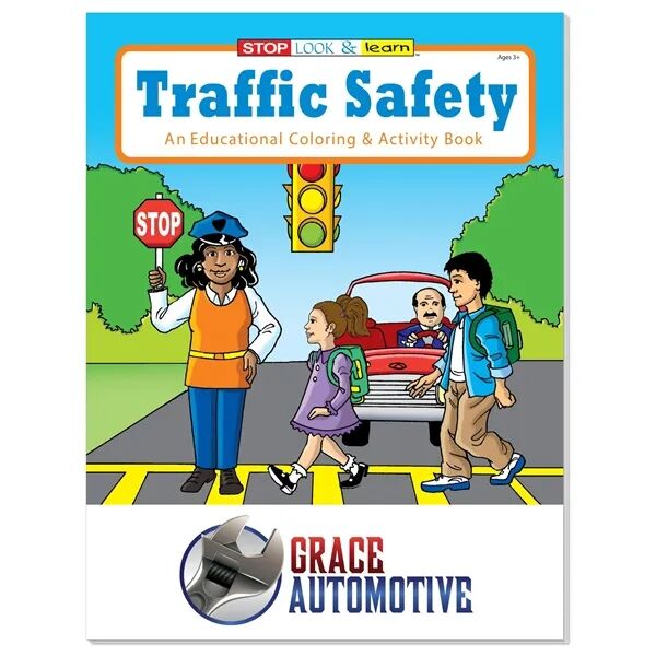 Main Product Image for Custom Printed Coloring Book: Traffic Safety
