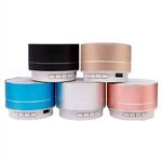 Buy Custom Printed Round Aluminum Bluetooth Speaker