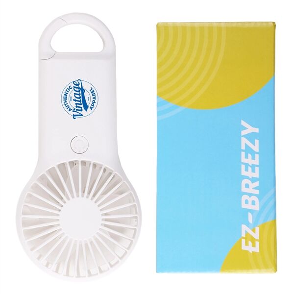 Main Product Image for Custom Printed E-Z Breezy Mini Travel Fan