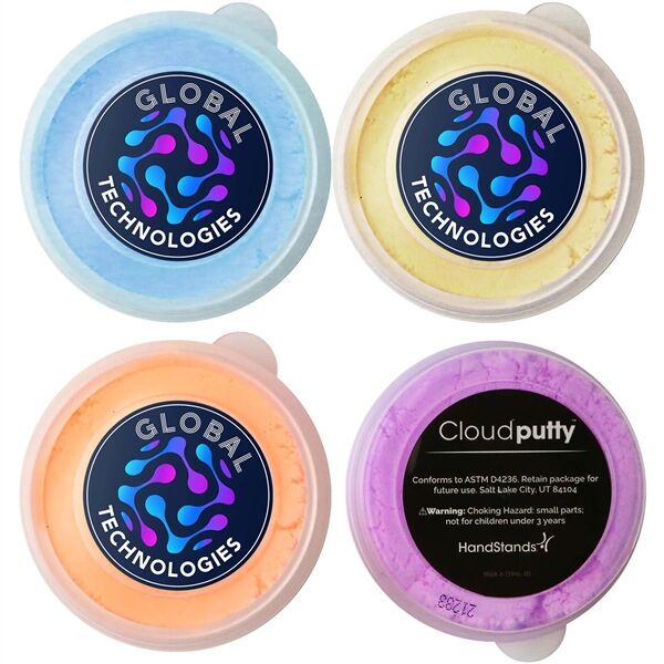 Main Product Image for Custom Printed Stress Reliever Cloud Putty