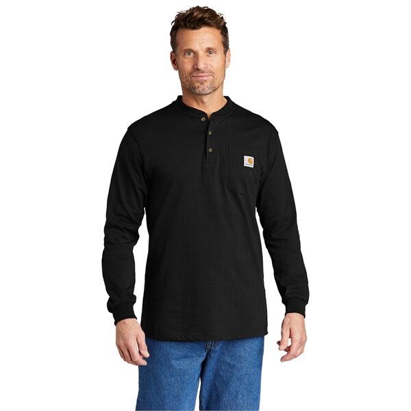 Main Product Image for Custom Printed Carhartt Long Sleeve Henley T-Shirt