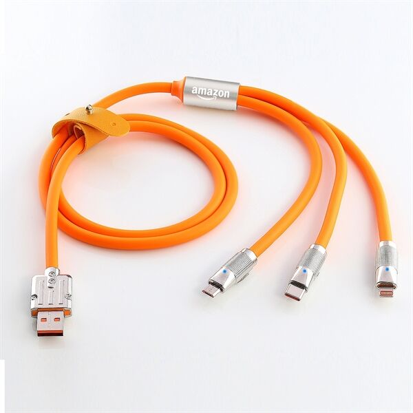 Main Product Image for Custom Logo Heavy Duty 3-in-1 Charging Cable