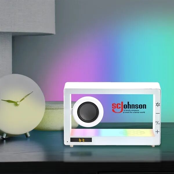 Main Product Image for Branded Iridesco. Bluetooth Speaker with Ambient Lights