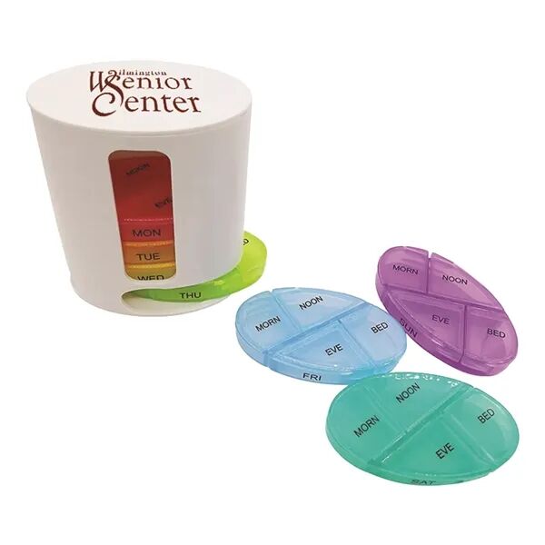 Main Product Image for Branded 7-Day Slide Out Weekly Pill Tray