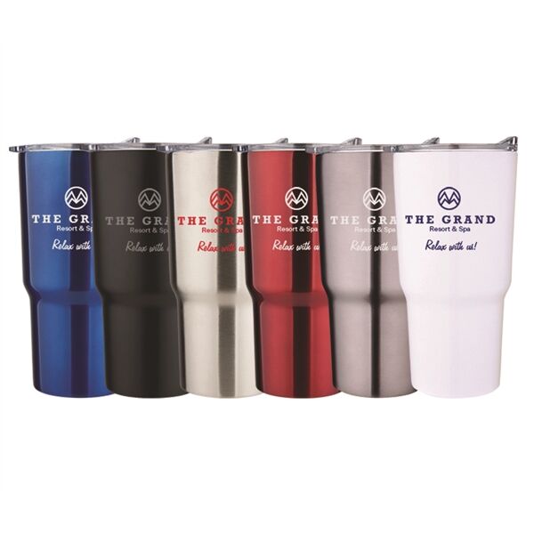 Main Product Image for Branded Traveler's Stainless Tumbler 20 Oz