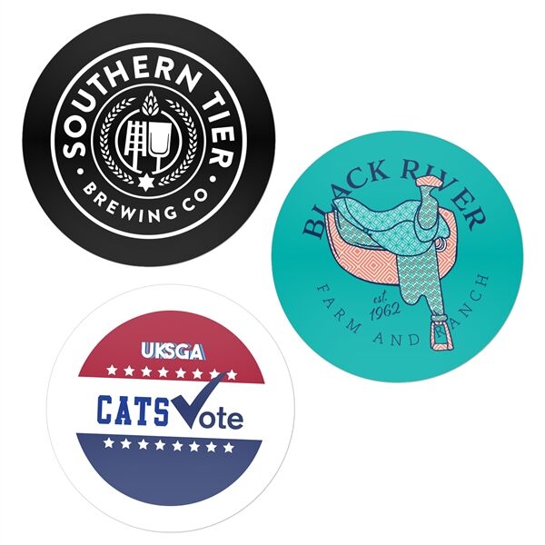 Main Product Image for Full Color Round Water-Resistant Decal 3"