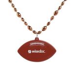 Buy Imprinted Football Medallion With Football-Beads