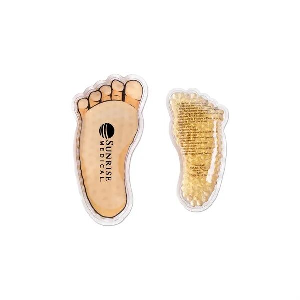 Main Product Image for Custom Logo Foot Shaped Hot/Cold Pack