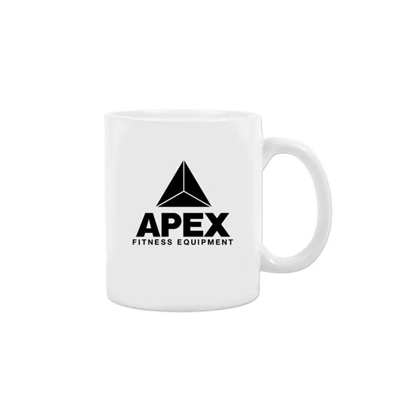 Main Product Image for Custom Logo White Coffee Mug 11 Oz.