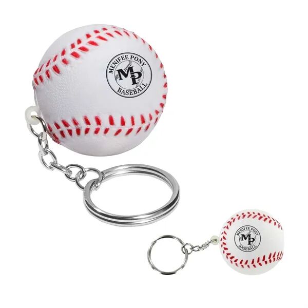 Main Product Image for Branded Baseball Stress Reliever Keychain
