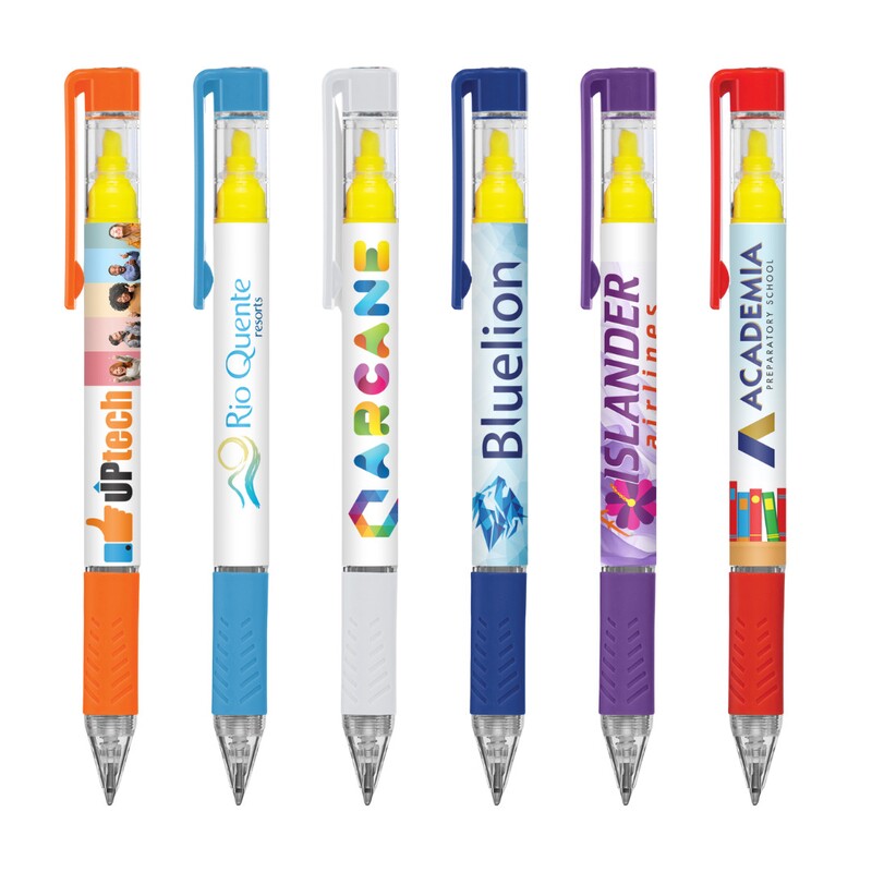 Main Product Image for Custom Printed Duplex Brights Highlighter And Pen