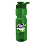 Buy Custom Printed Transparent Bottle With Snap Lid 28 Oz 