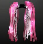 Light Up Hair Noodle Headband - Pink - Pink