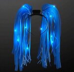 Light Up Hair Noodle Headband - Blue - Blue