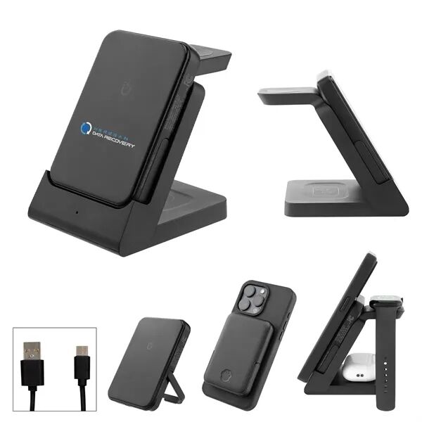 Main Product Image for Custom Printed 5,000 mAh Magnetic Power Bank & Watch Dock