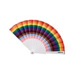 Buy Custom Printed Rainbow Pride LGBTQ+ Folding Handheld Fan