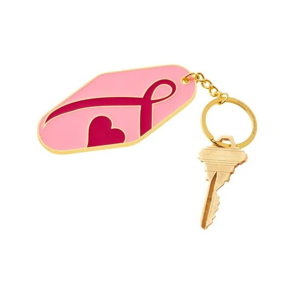 Main Product Image for Laser Engraved Breast Cancer Awareness Pink Ribbon Keychain