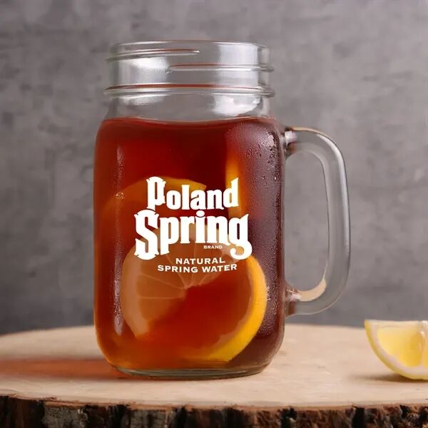 Main Product Image for Custom Printed Libbey Mason Jar with Handle 16 Oz