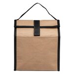 Natural - Woven Paper Cooler Lunch Bag - Natural