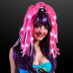 Light Up Hair Noodle Headband - Pink -  