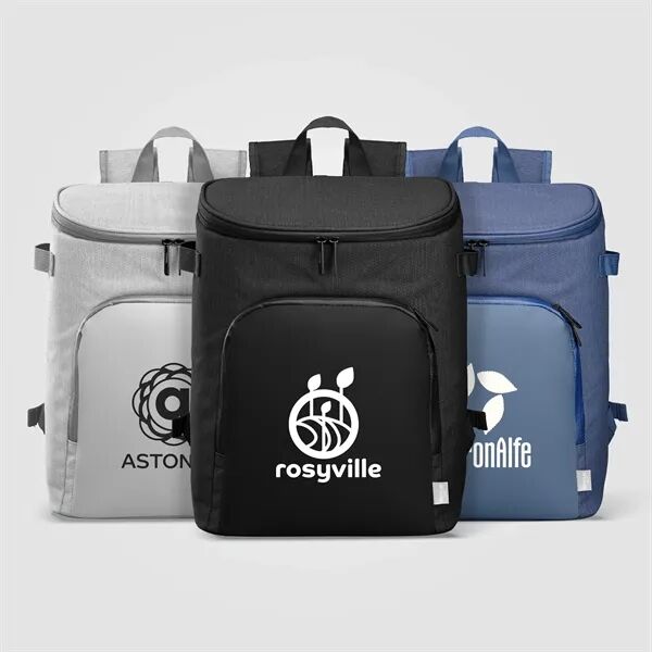 Main Product Image for Custom Printed City Pack rPET PEVA Lined Cooler Backpack - 21L