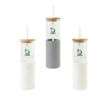 Buy Custom Imprinted Aviana(TM) Journey Glass Tumbler w/ Straw 20 Oz