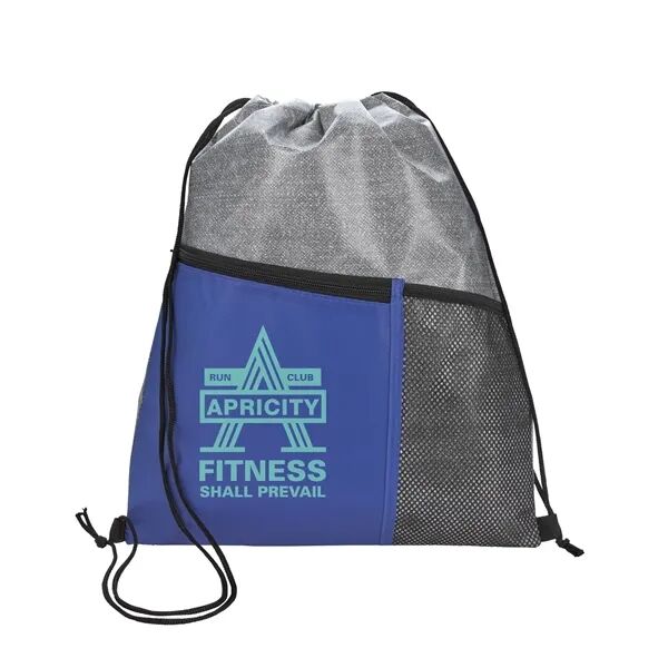 Main Product Image for Custom Printed Good Value(TM) Heathered RPET Drawstring Backpack