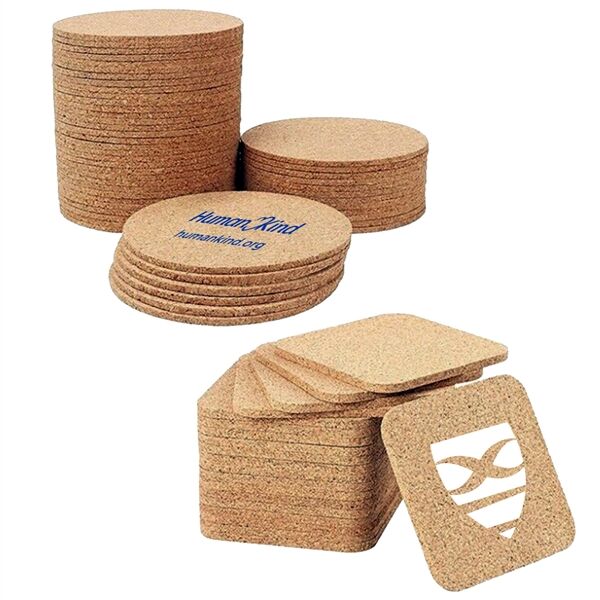 Main Product Image for Custom Printed Cork Coaster