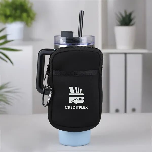 Main Product Image for Custom Printed Carry-All Neoprene Tumbler Pouch