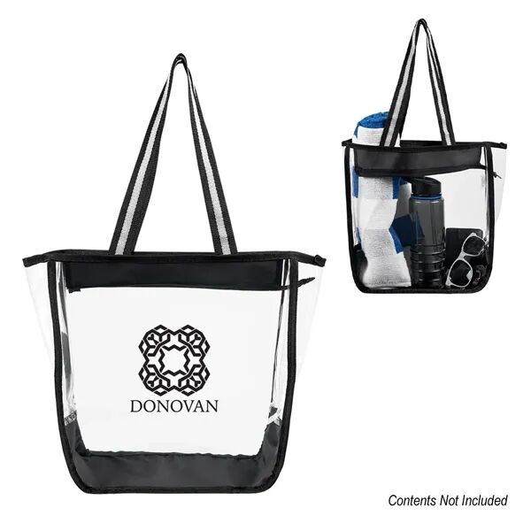 Main Product Image for Custom Logo Stowe EVA Clear Tote Bag