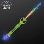 Buy Custom Logo Light Up Alien Wand, Swishy Fiber Optics