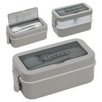 Buy Connoisseur 3-Compartment Stackable Lunch Box with Utensils