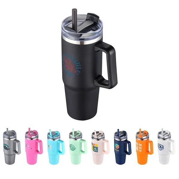 Main Product Image for Custom Printed Milo Stainless Mug with Straw 30 oz