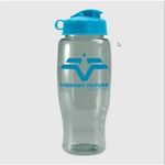 Buy Custom Printed UpCycle Poly-Pure Transparent Bottle 27 oz