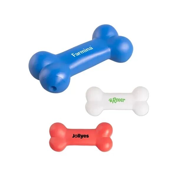 Main Product Image for Custom Printed Bone Shaped Dog Squeeze Toy